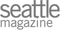 Text in the image reads "seattle magazine" in a stylized gray font.